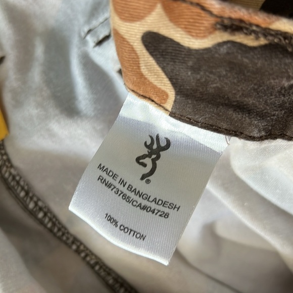 Browning men’s 2XL cargo camo pants - Picture 8 of 9